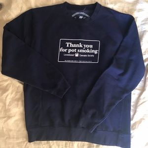 “Thank You for Pot Smoking” Crewneck